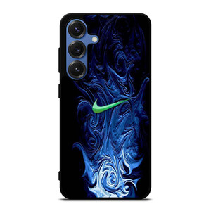 NIKE LOGO BLUE LIQUID Samsung Galaxy S25 Case