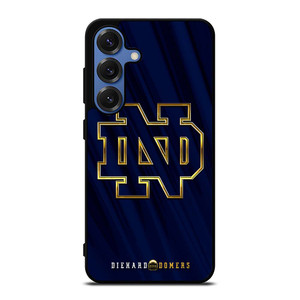 NOTRE DAME IRISH ND GOLD INITIAL Samsung Galaxy S25 Case
