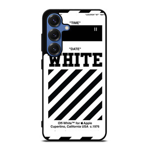 OFF WHITE DATE TIME Samsung Galaxy S25 Case