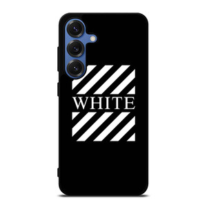 OFF WHITE LOGO CENTER STRIPE Samsung Galaxy S25 Case