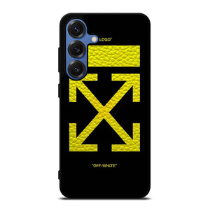 OFFWHITE LOGO YELLOW Samsung Galaxy S25 Case
