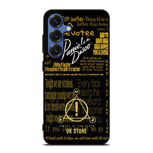PANIC AT THE DISCO LOGO GOLD Samsung Galaxy S25 Case