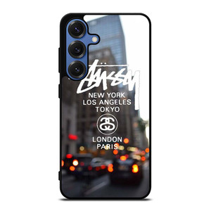 STUSSY NEW YORK LA TOKYO LONDON PARIS Samsung Galaxy S25 Case