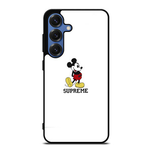 SUPREME LOGO MICKEY MOUSE Samsung Galaxy S25 Case SUPREME LOGO MICKEY MOUSE Samsung Galaxy S25 Case