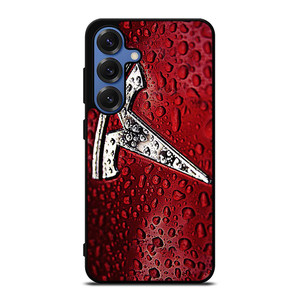 TESLA RED WATER EMBLEM Samsung Galaxy S25 Case
