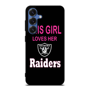 THIS GIRL LOVES THE RAIDERS Samsung Galaxy S25 Case THIS GIRL LOVES THE RAIDERS Samsung Galaxy S25 Case