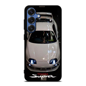TOYOTA SUPRA WHITE CAR Samsung Galaxy S25 Case TOYOTA SUPRA WHITE CAR Samsung Galaxy S25 Case