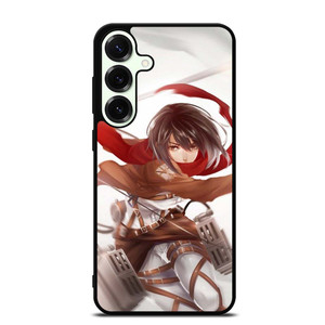 ATTACK ON TITAN MIKASA ACKERMAN RED Samsung Galaxy S25 Plus Case