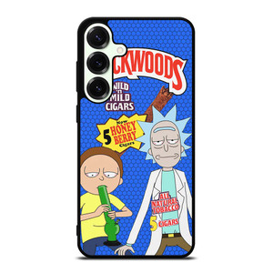 BACKWOODS RICK AND MORTY BLUE Samsung Galaxy S25 Plus Case