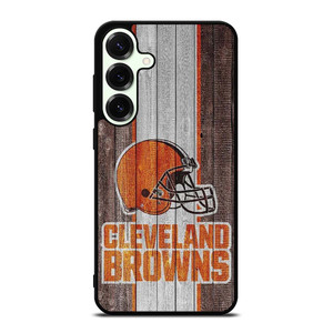 CLEVELAND BROWN WOODEN ICON Samsung Galaxy S25 Plus Case