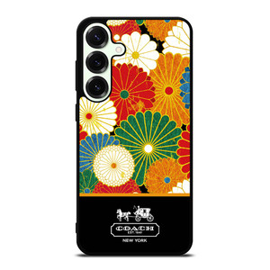 COACH NEW YORK COLORFUL FLORAL LOGO Samsung Galaxy S25 Plus Case COACH NEW YORK COLORFUL FLORAL LOGO Samsung Galaxy S25 Plus Case