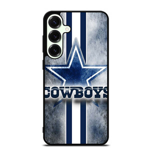 DALLAS COWBOYS FOOTBALL STAR STRIP SILVER Samsung Galaxy S25 Plus Case