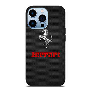 FERRARI LOGO RED CARBON iPhone 13 Pro Max Case