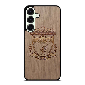 LIVERPOOL FC FOOTBALL CLUB WOODEN LOGO Samsung Galaxy S25 Plus Case