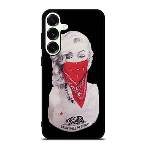 MARILYN MONROE RED BANDANA GANGSTER Samsung Galaxy S25 Plus Case