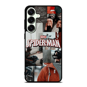 MARVEL SPIDERMAN LOGO COLAGE Samsung Galaxy S25 Plus Case