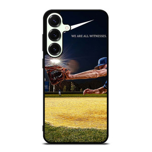 NIKE LOGO WE ARE ALL WITNESSES BASEBALL Samsung Galaxy S25 Plus Case