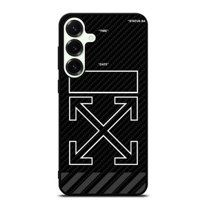 OFF WHITE BLACK CARBON Samsung Galaxy S25 Plus Case OFF WHITE BLACK CARBON Samsung Galaxy S25 Plus Case