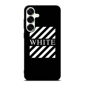OFF WHITE LOGO CENTER STRIPE Samsung Galaxy S25 Plus Case