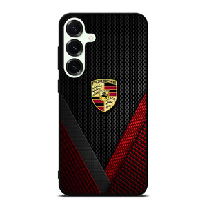 PORSCHE LOGO CARBON Samsung Galaxy S25 Plus Case PORSCHE LOGO CARBON Samsung Galaxy S25 Plus Case