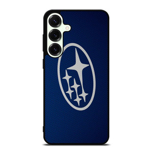 SUBARU LOGO BLUE CARBON Samsung Galaxy S25 Plus Case