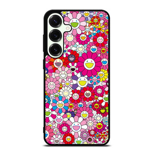 Takashi Murakami Flowers Pink Samsung Galaxy S25 Plus Case