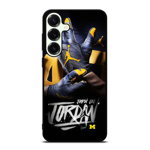UNIVERSITY OF MICHIGAN AIR JORDAN Samsung Galaxy S25 Plus Case