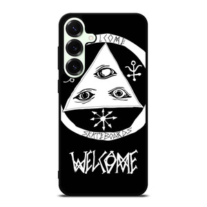 WELCOME SKATEBOARDS LOGO BLACK Samsung Galaxy S25 Plus Case WELCOME SKATEBOARDS LOGO BLACK Samsung Galaxy S25 Plus Case