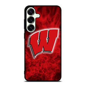 WISCONSIN BADGER LOGO Samsung Galaxy S25 Plus Case WISCONSIN BADGER LOGO Samsung Galaxy S25 Plus Case
