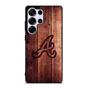 ATLANTA BRAVES LOGO WOOD INITIAL Samsung Galaxy S25 Ultra Case