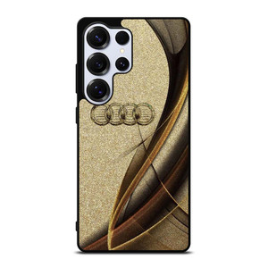AUDI LOGO ELEGAN GOLD TEXTURE Samsung Galaxy S25 Ultra Case