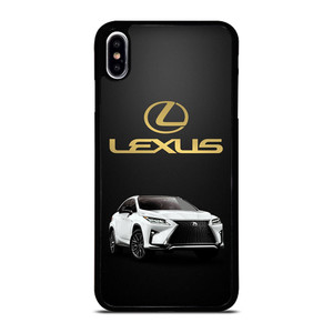LEXUS WHITE CAR GOLD LOGO iPhone XS Max Case LEXUS WHITE CAR GOLD LOGO iPhone XS Max Case