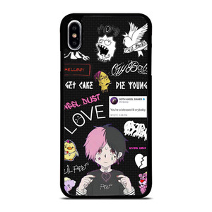 LIL PEEP STICKER COLLECTION iPhone XS Max Case LIL PEEP STICKER COLLECTION iPhone XS Max Case