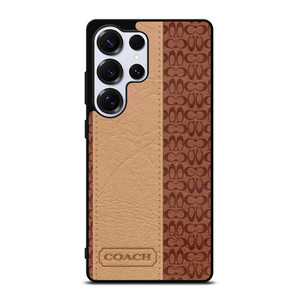 COACH NEW YORK BROWN LEATHER Samsung Galaxy S25 Ultra Case COACH NEW YORK BROWN LEATHER Samsung Galaxy S25 Ultra Case
