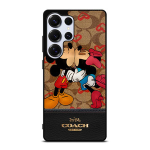 COACH NEW YORK BROWN MICKEY Samsung Galaxy S25 Ultra Case