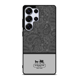 COACH NEW YORK GREY BATIK Samsung Galaxy S25 Ultra Case