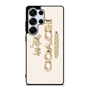 COACH PINK PATTERN MATE Samsung Galaxy S25 Ultra Case