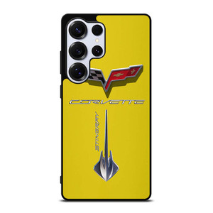 Corvette Stingray C7 Yellow Samsung Galaxy S25 Ultra Case