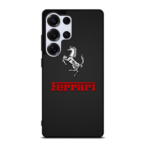FERRARI LOGO RED CARBON Samsung Galaxy S25 Ultra Case