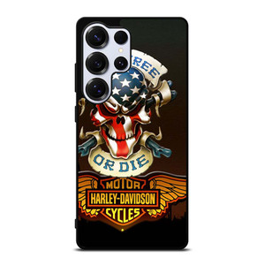 HARLEY DAVIDSON LIVE FREE OR DIE Samsung Galaxy S25 Ultra Case