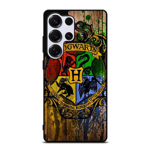 HOGWARTS HARRY POTTER LOGO WOOD Samsung Galaxy S25 Ultra Case