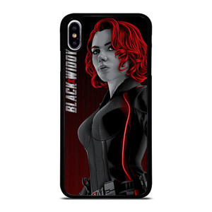 MARVEL BLACK WIDOW AVENGERS ART iPhone XS Max Case MARVEL BLACK WIDOW AVENGERS ART iPhone XS Max Case