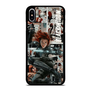 MARVEL BLACK WIDOW COMIC iPhone XS Max Case MARVEL BLACK WIDOW COMIC iPhone XS Max Case