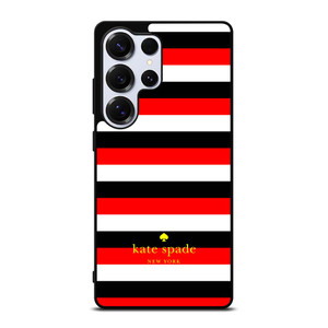KATE SPADE PATTERN RED BLACK Samsung Galaxy S25 Ultra Case