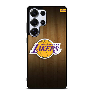 LA LAKERS BASKETBALL WOODEN Samsung Galaxy S25 Ultra Case