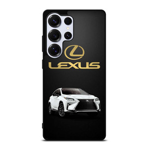 LEXUS WHITE CAR GOLD LOGO Samsung Galaxy S25 Ultra Case