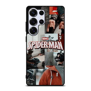 MARVEL SPIDERMAN LOGO COLAGE Samsung Galaxy S25 Ultra Case