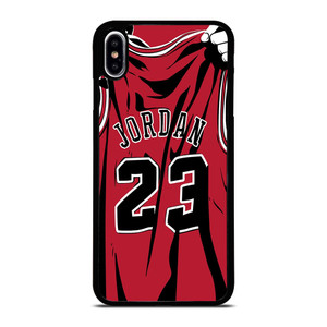 MICHAEL JORDAN 23 JERSEY ART iPhone XS Max Case MICHAEL JORDAN 23 JERSEY ART iPhone XS Max Case