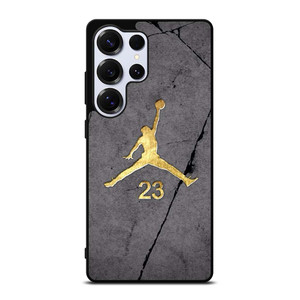 NIKE AIR JORDAN LOGO GOLD Samsung Galaxy S25 Ultra Case