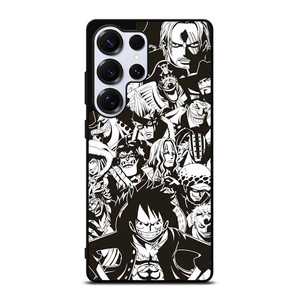 ONE PIECE CHARACTER BLACK WHITE Samsung Galaxy S25 Ultra Case